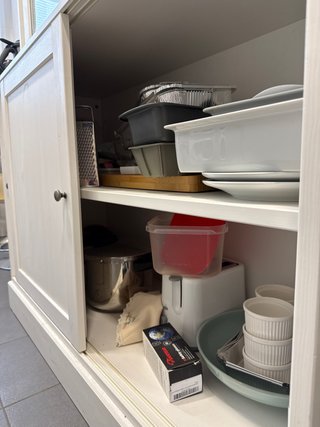 Vitrina IKEA HAVSTA Blanca 121x47x212 cm