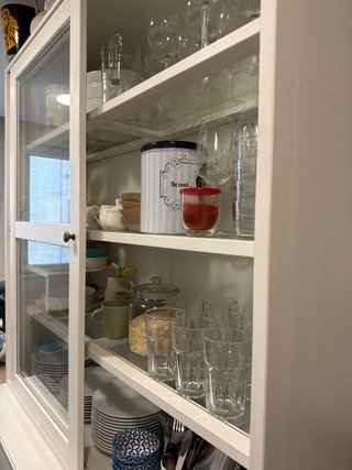 Vitrina IKEA HAVSTA Blanca 121x47x212 cm