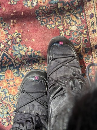 Botas DC Shoes Negras con Rosa