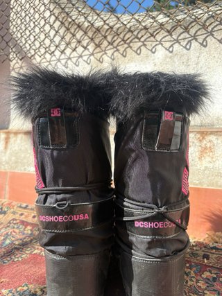 Botas DC Shoes Negras con Rosa