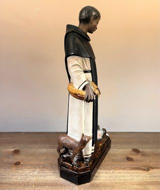 Imagen devocional de San Martín de Porres 32 cm