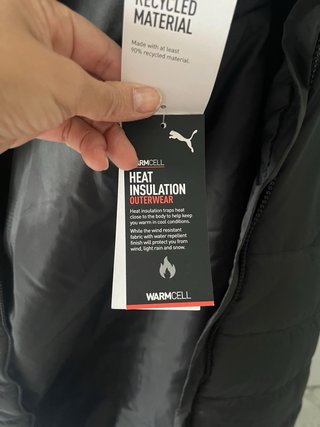 Abrigo Puma Negro Nuevo