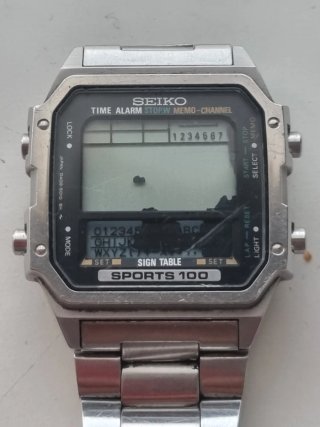 Reloj Seiko Sports 100 LCD Vintage