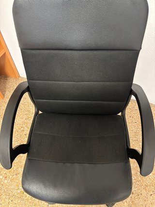 Silla de escritorio negra Ikea