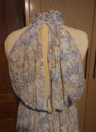 Vestido largo estampado