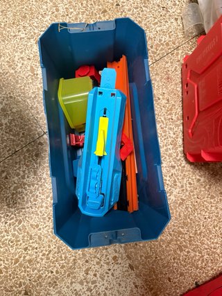 Pista Hot Wheels Track Builder como nueva
