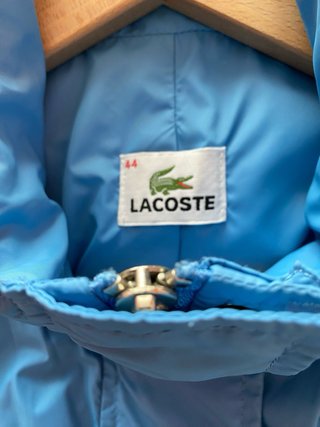Parka Cortavientos Lacoste Azul Mujer