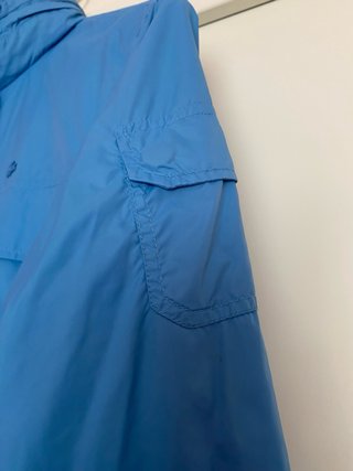 Parka Cortavientos Lacoste Azul Mujer