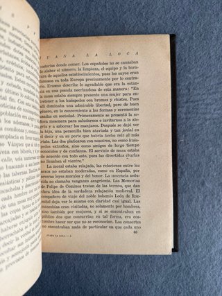 1938 JUANA LA LOCA SU VIDA SU TIEMPO SU CULPA