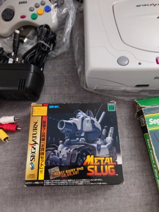 Sega Saturn Jap con Metal Slug Completo mas extra