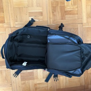 Maleta de ruedas Quiksilver azul y naranja