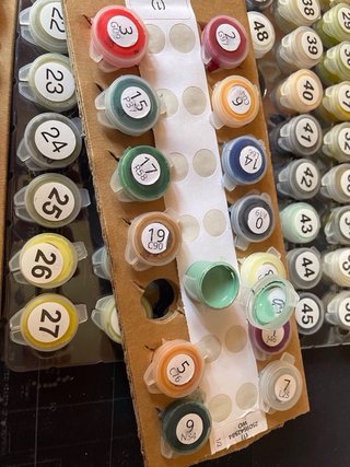 Pack Pintura Acrílica Números