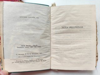 Libros antiguos editorial Aguilar