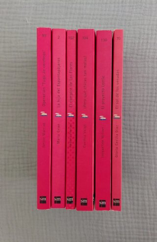 Lote 6 libros JUVENILES