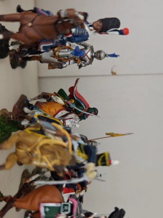 Soldados de plomo a caballo