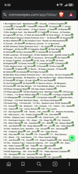 Cambio de Cromos Adrenalyn XL LaLiga 2025-26