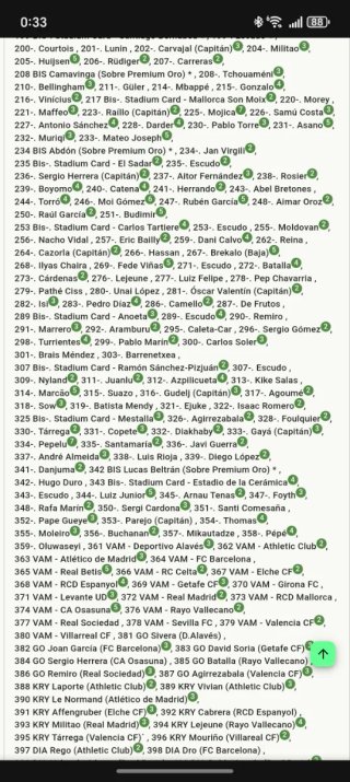 Cambio de Cromos Adrenalyn XL LaLiga 2025-26