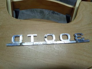 Emblema 300 TD Mercedes W123 Ranchera