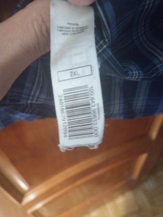 Camisa de cuadros Unit Talla XXL