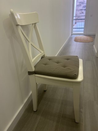 Silla IKEA Blanca Madera