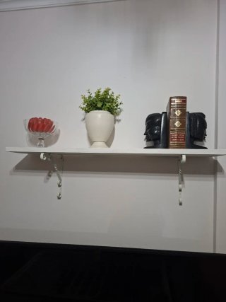 Repisa Decorativa Blanca