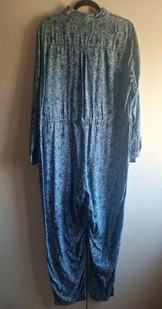 Mono Cortefiel flores azules talla XL