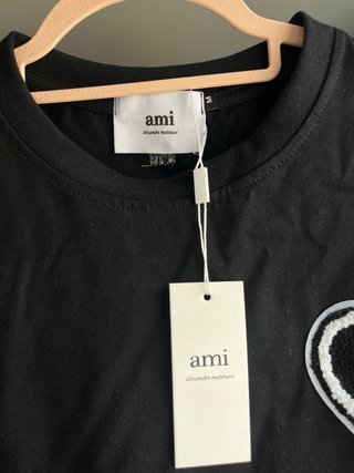 Camiseta AMI Paris Negra Talla M