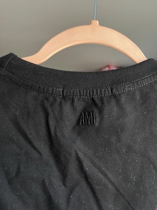 Camiseta AMI Paris Negra Talla M