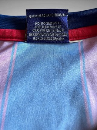 Camiseta Barça BORGES retro XXL año 2000 azulgrana