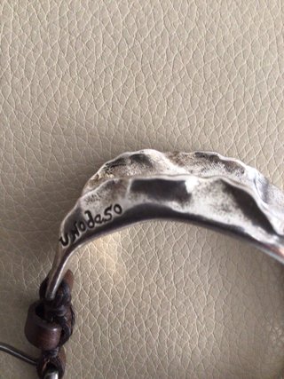 Pulsera Uno de 50 Piel Hebilla Plata