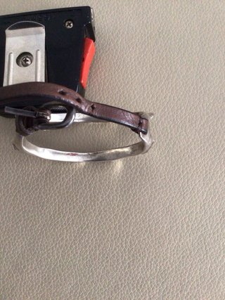 Pulsera Uno de 50 Piel Hebilla Plata