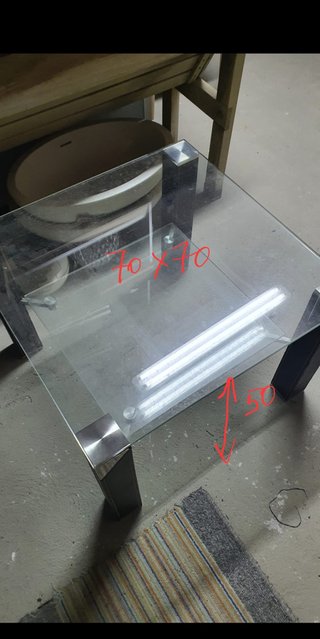 Mesa de centro cristal
