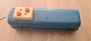 Perro Hojalata Cuerda Antiguo Juguete