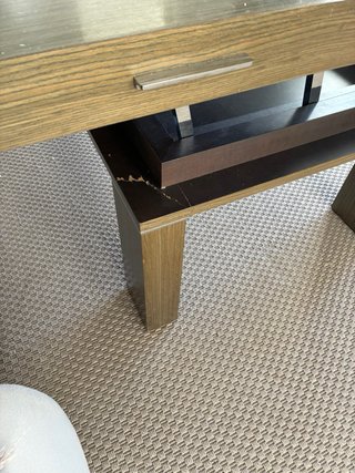 Mesa de centro moderna madera y cristal