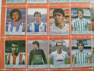 Selección Fútbol Liga Española 83 con Maradona.