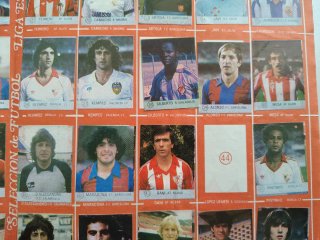 Selección Fútbol Liga Española 83 con Maradona.