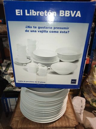 12 Platos Llanos Porcelana Blancos LEER ANUNCIO
