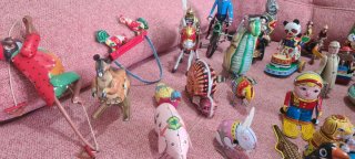 Lote Juguetes Hojalata Cuerda Vintage.