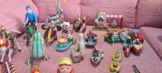 Lote Juguetes Hojalata Cuerda Vintage.