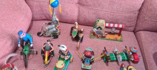 Lote Juguetes Hojalata Cuerda Vintage.