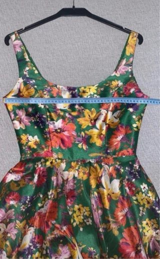 Vestido Etxart & Panno verde estampado floral