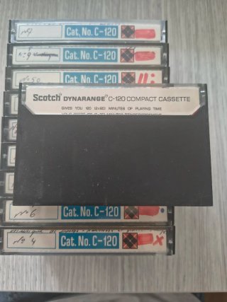 10 musicassette Scotch c-120