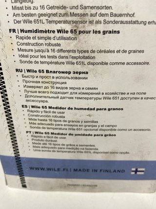 : Medidor Humedad Grano KRAMP WILE65