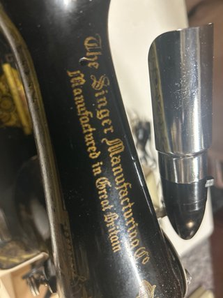 Máquina de coser Singer antigua