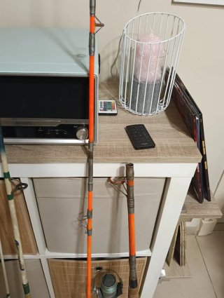 2 cañas de pesca