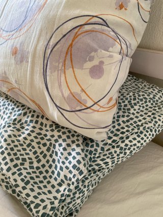 Biancheria da letto con fantasia cerchi