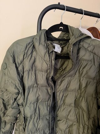 Chaqueta plumífero hombre verde