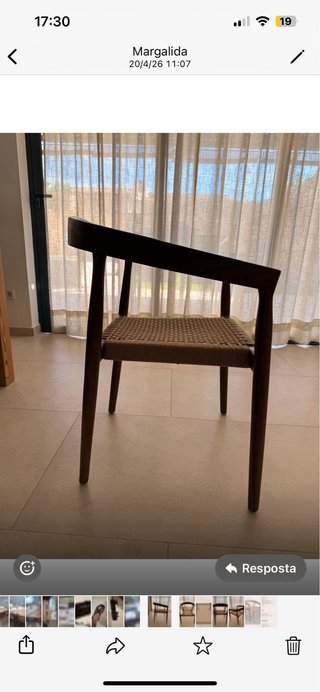Sillas de madera. Pack de 6.