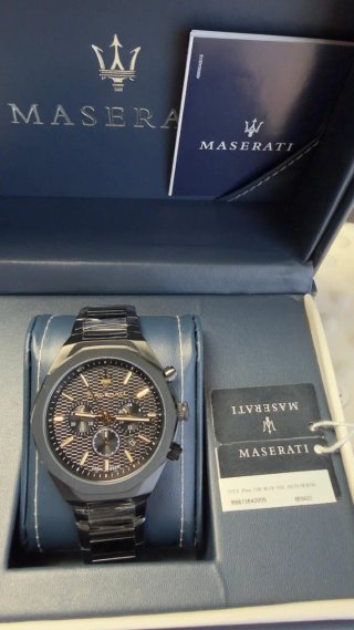 Reloj Maserati Stile R8873642005 Negro/Dorado