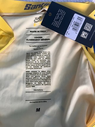 Maillot Tour de Francia Santini Amarillo LCL